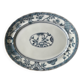 Large oval ironstone dish, Keeling earthenware, “Victoria” model