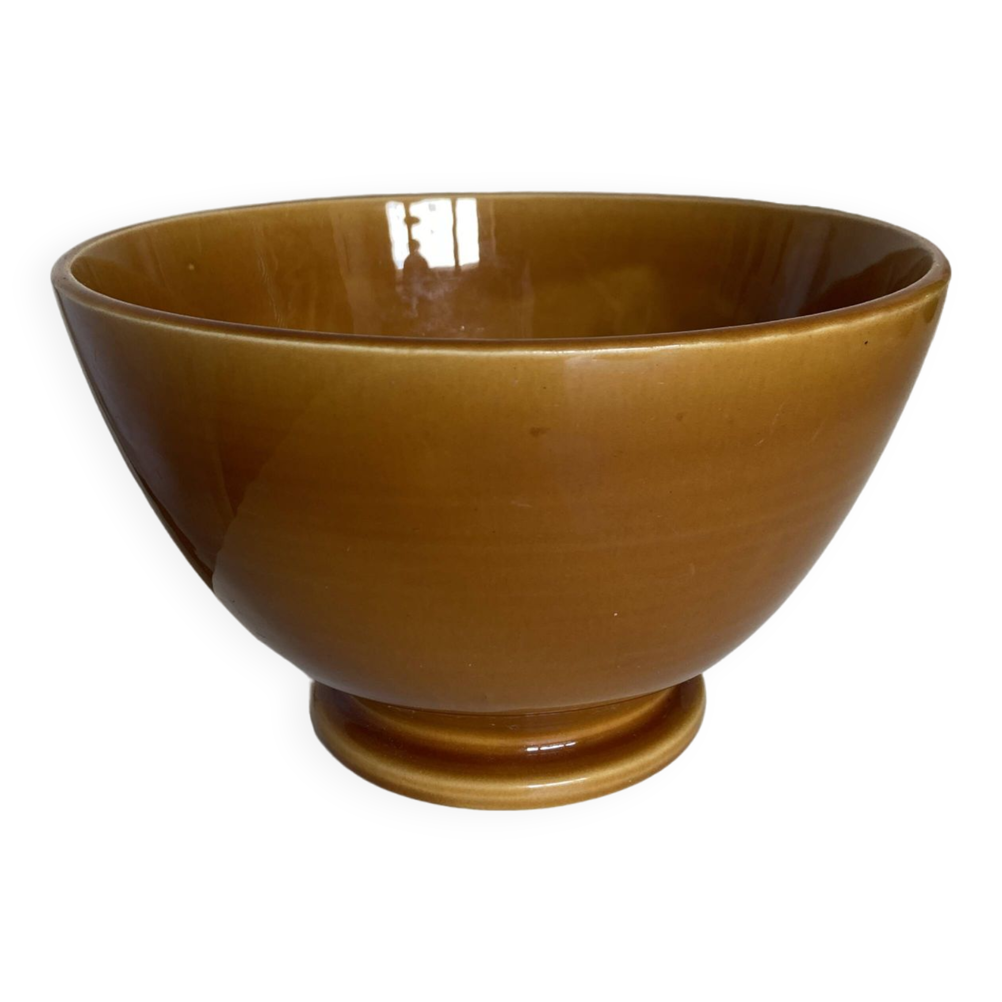 XXL bowl in Niederviller earthenware Tatin color