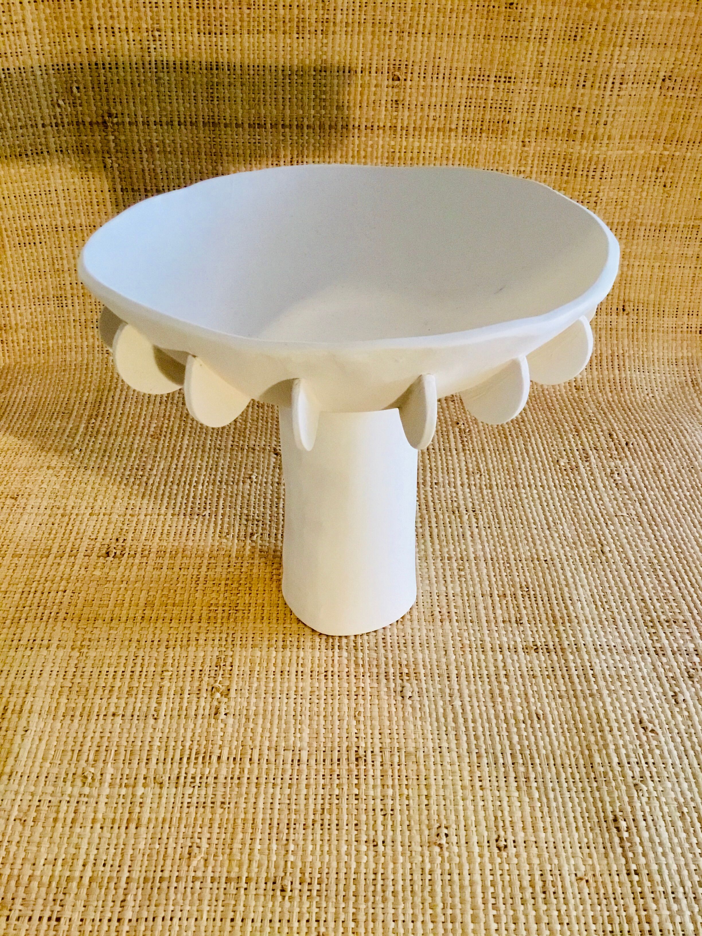 Handmade ceramic fruit cup