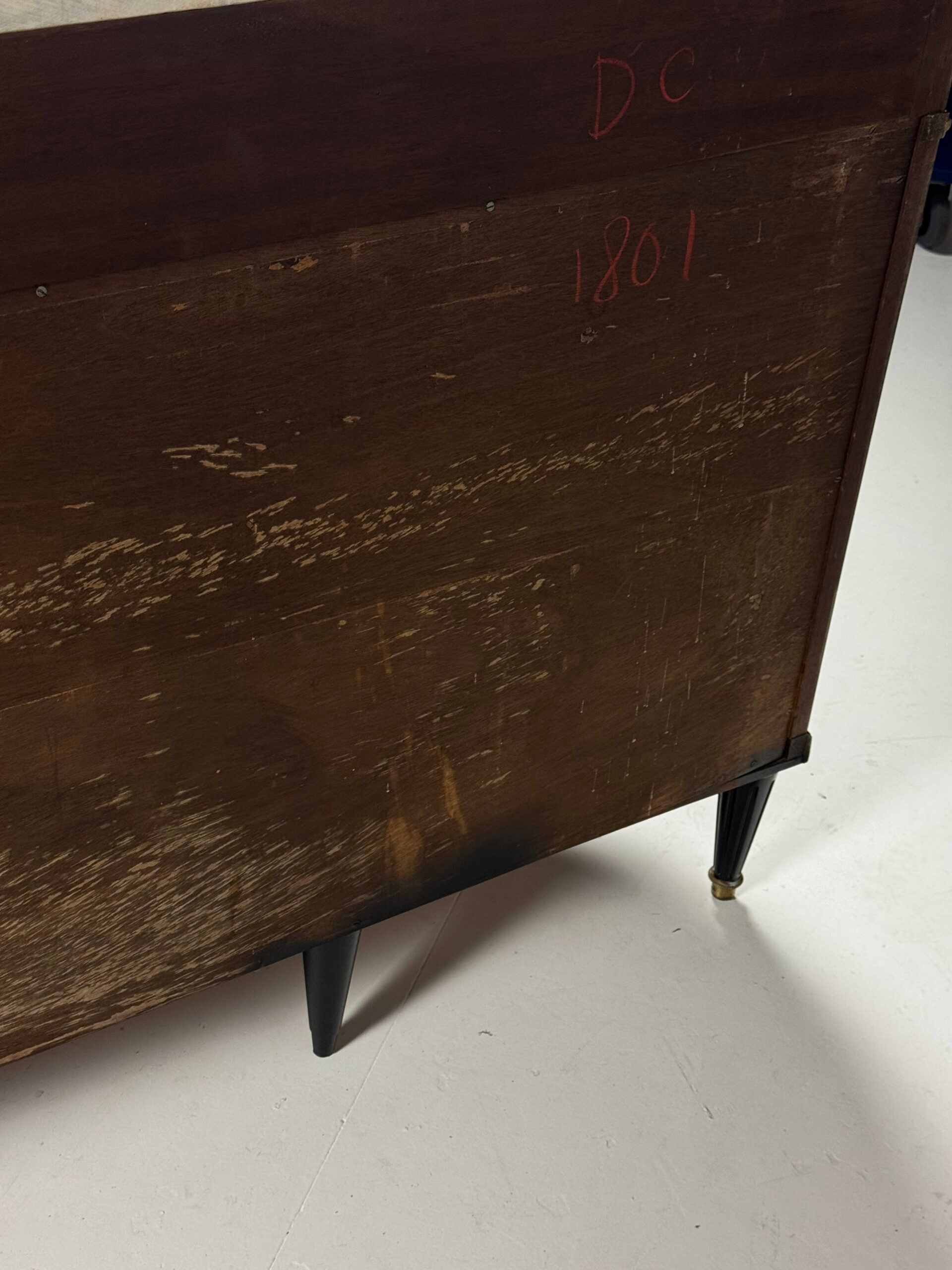 Black Louis XVI style sideboard