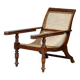 Chaise de plantation indonésienne coloniale hollandaise, vers 1920