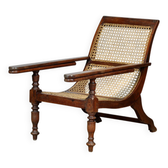 Dutch Colonial Indonesian Plantation Chair, circa 1920