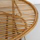 Oval Wicker Coffee Table with Lower Shelf