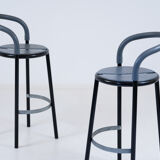 Pair of Fritz Hansen stools by Niels Gammelgaard with Lars Mathiesen 1987