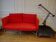 "Ottomana" two-seater banquette by Antonio Citterio