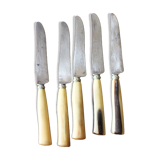 A set of 5 small Duvert Frères knives