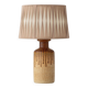 Søholm stoneware table lamp, organic contemporary, Denmark, 1960s, with new shade.