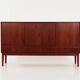 Buffet haut en teck, design danois, années 1970, production : Danemark