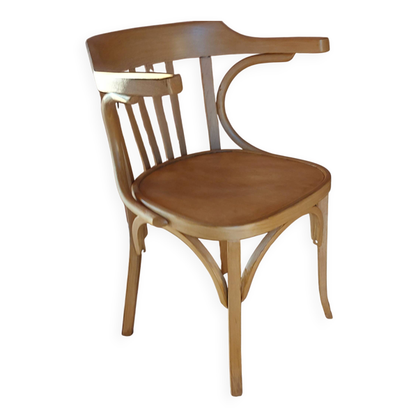 Fauteuil bistrot ou de bureau Baumann en bois