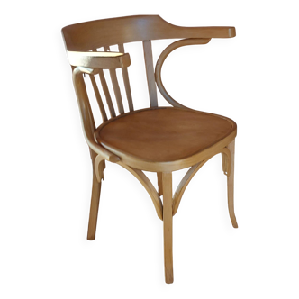 Fauteuil bistrot ou de bureau Baumann en bois