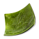 Coupe en céramique verte aux feuilles et fougères