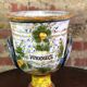 Vintage Medici style ceramic vase "Vino Dolce"