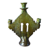 Tamegroute pottery candle holder
