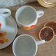 Coffee tea porcelain of retro 70s paris