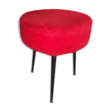Red moumoutte seat stool 1970