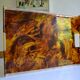 Acrylic plateau with tortoiseshell pattern Jansen Mercier Willy Rizzo
