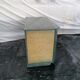 Maugrion chest of drawers in green and blue rattan