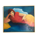 Tableau femme allongée