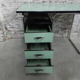 Vintage desk with formica top, Torck