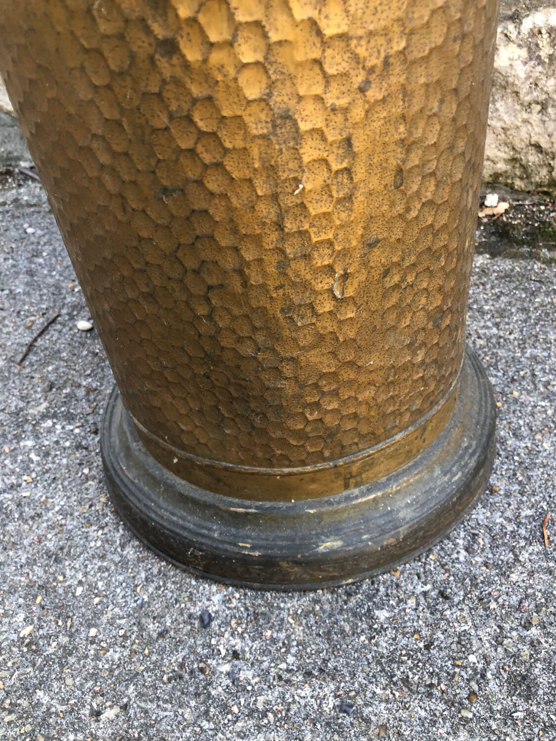 Copper umbrella stand