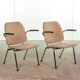 Gispen armchairs by Martin de Wit on Chrome Steel Frame w. Bakelite Armrest