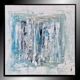 Framed abstract painting painting