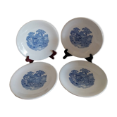 Anciennes assiettes plates Lunéville KG Badonviller