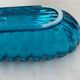 Antique Baccarat bowl in 19th century blue crystal