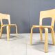 Model 66 dining chairs by Alvar Aalto for Artek, 1960s