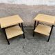 Pair bedside table bedside end of old vintage sofa 1950 legrand design