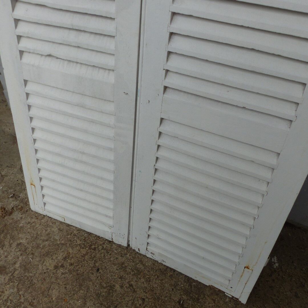 Old wooden shutters 2 leafs