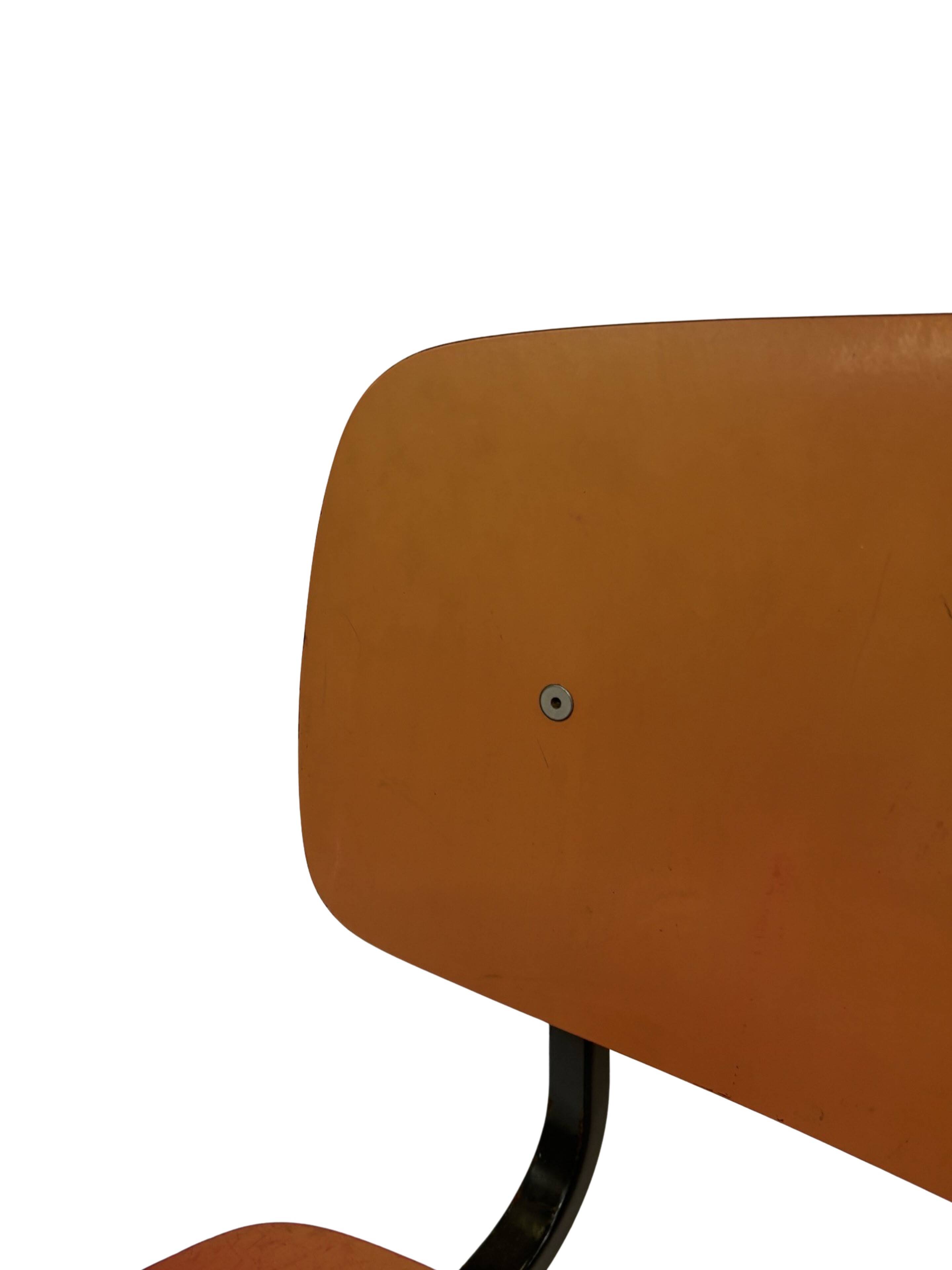 Vintage set of 4x Friso Kramer Revolt chairs Ahrend de Cirkel dutch design