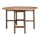 Oval drop-leaf coffee table (renovated)