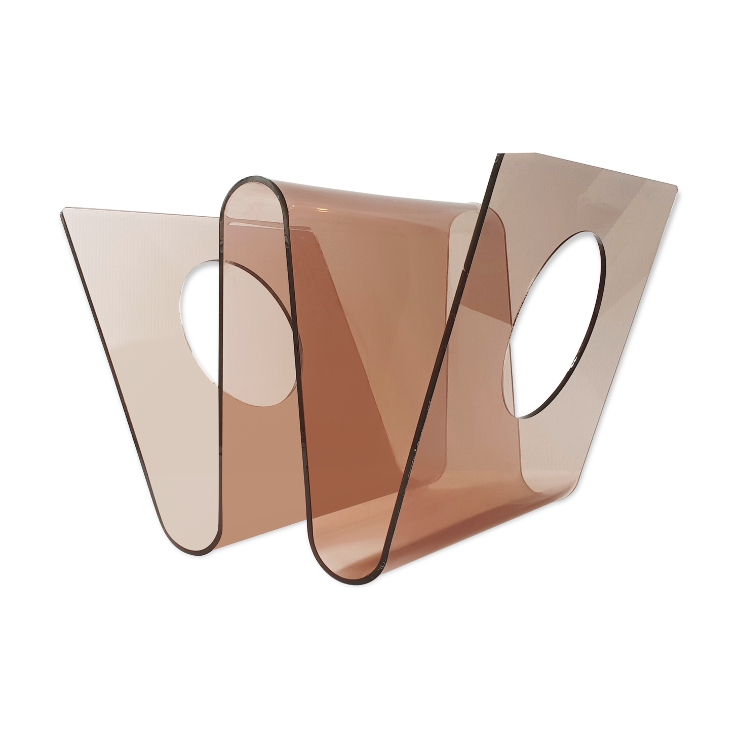 Michel Dumas magazine holders in Plexiglas