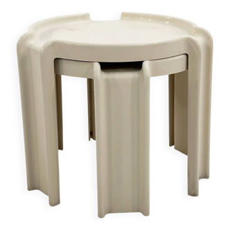 Pair of side tables by Giotto Stoppino for Kartell, 1970.