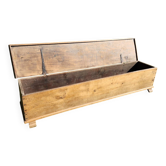 Bench / antique chest in solid oak - 196cm