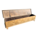 Bench / antique chest in solid oak - 196cm