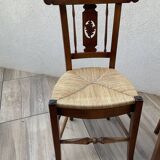 Set of 4 solid wood chairs