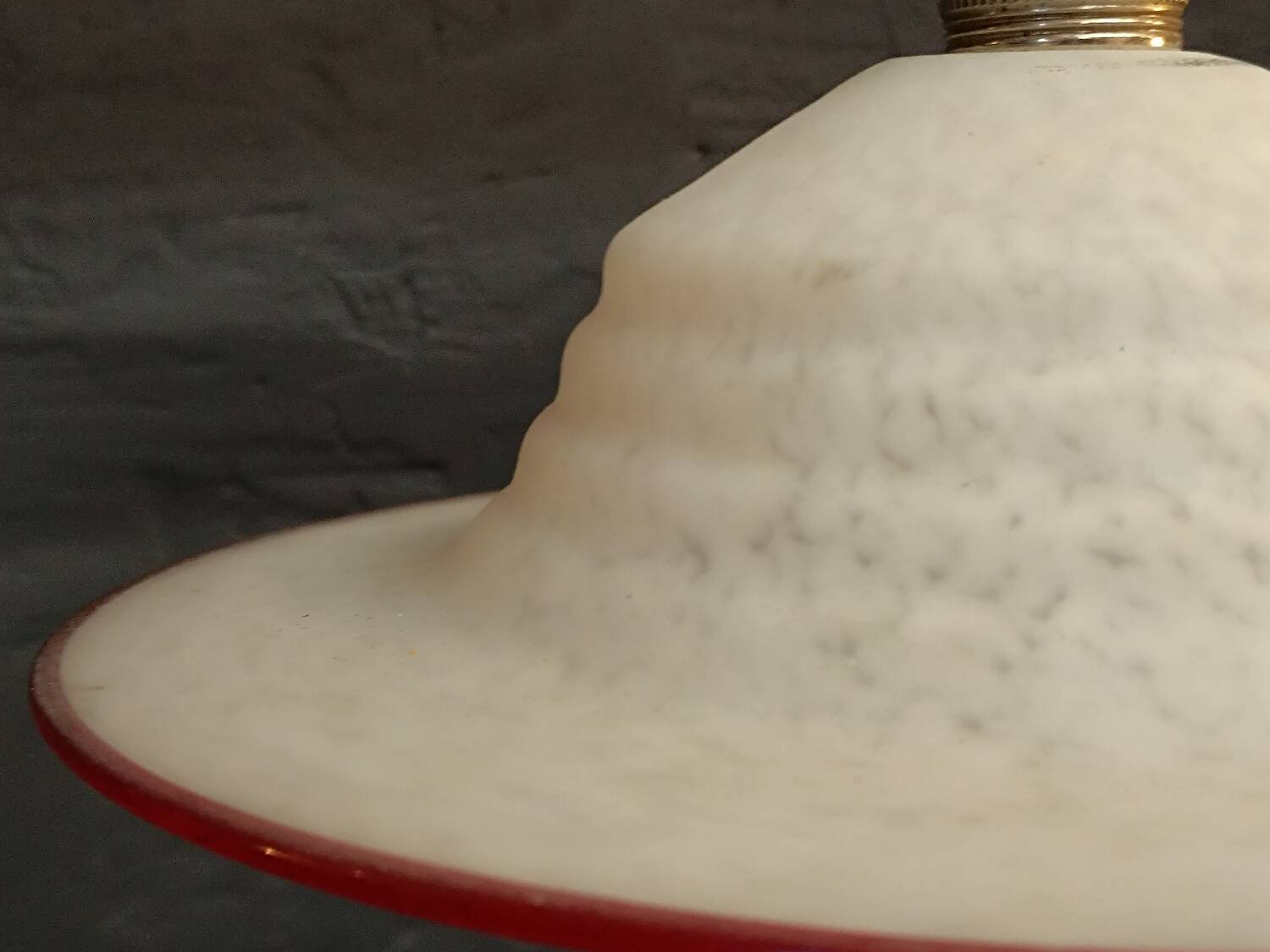 Antique glass pendant light