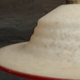 Antique glass pendant light