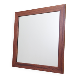 Mahogany framed mirror, Danish design, 1970s, production: Denmark