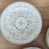 Set of 14 plates Copenhagen Boch brothers Keramis