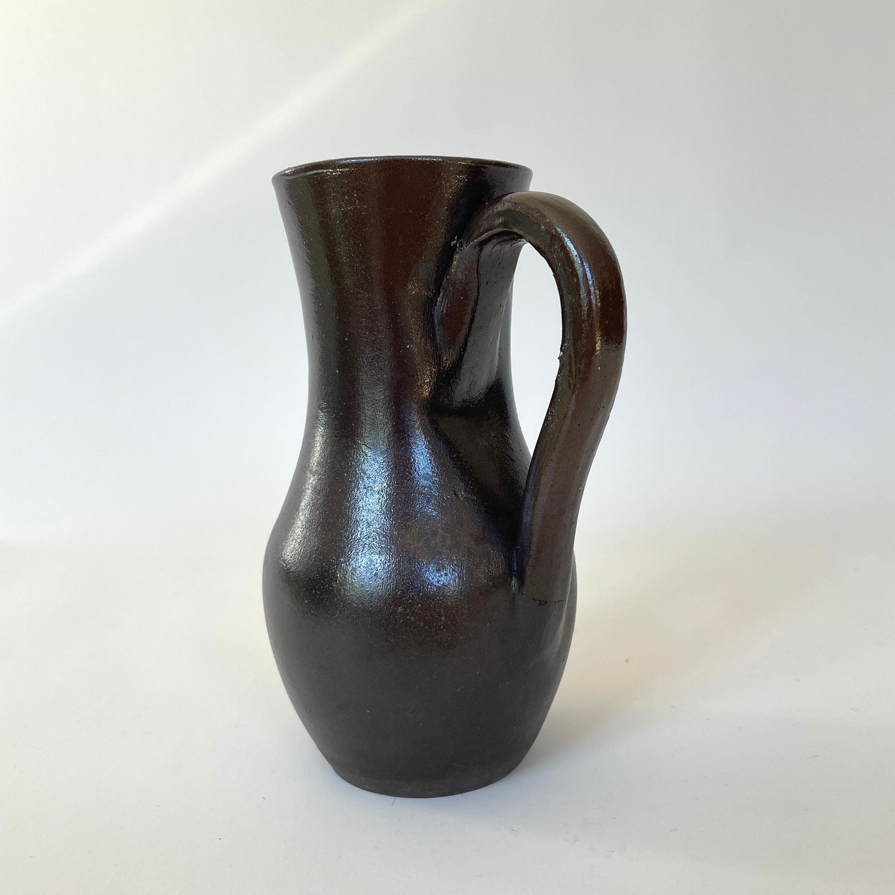 Sandstone pitcher, vintage 1960