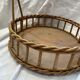 Panier en osier marron