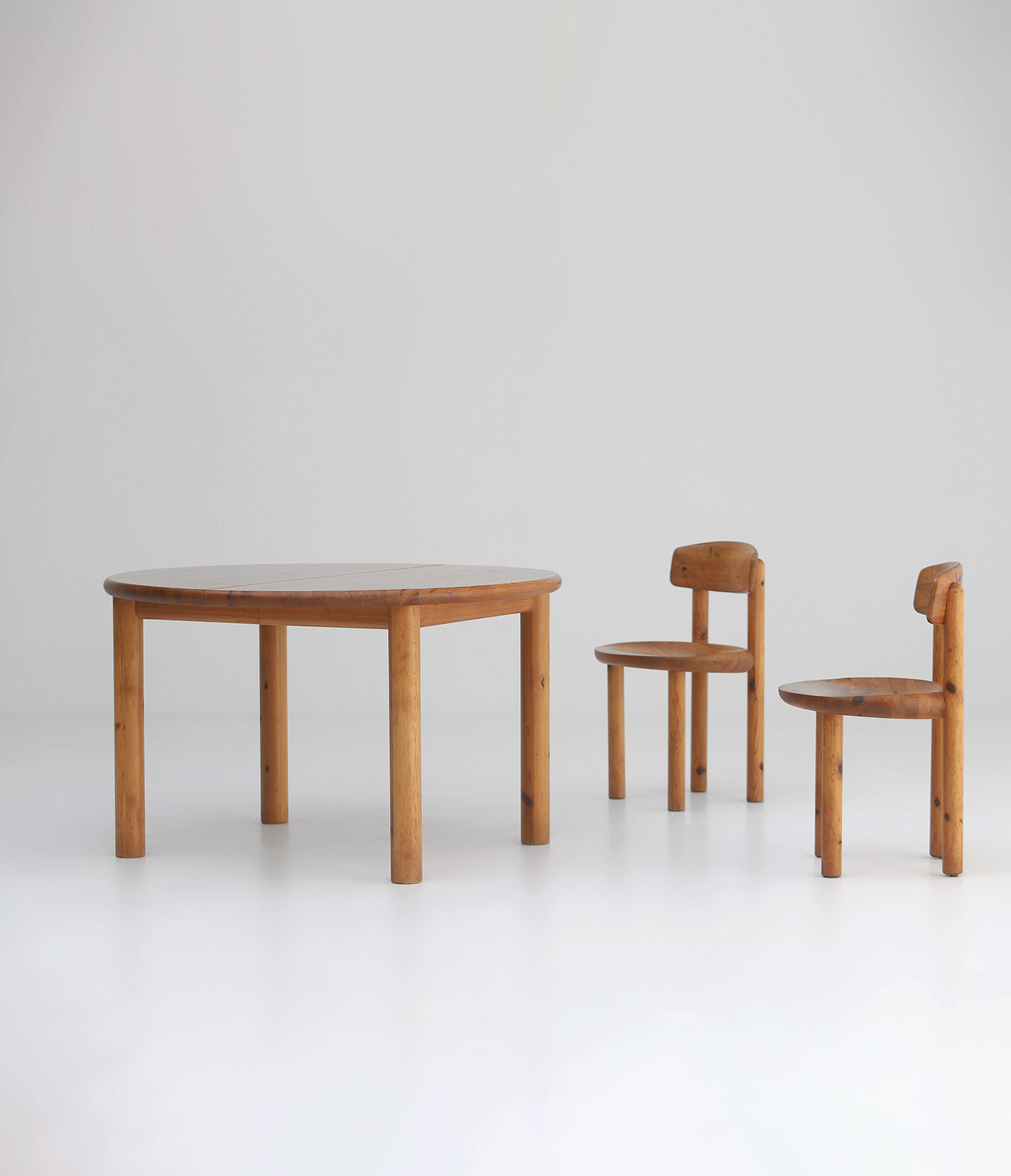 Round dining table designed by Rainer Daumiller, 1970s