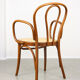 Vintage Bentwood Wide Seat and Arms Bistro Chair