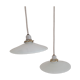 Opaline hanging lamps