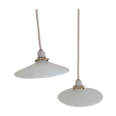 Opaline hanging lamps