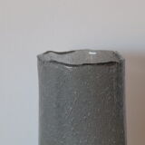 Vase soufflé en verre bullé