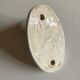 White ceramic bathroom hook 1960s